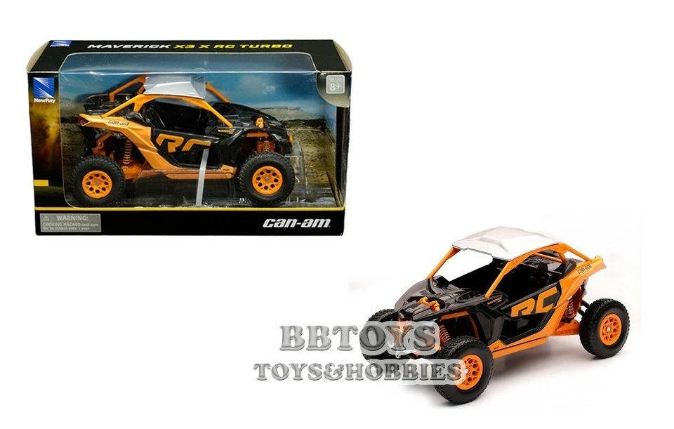 Can Am Maverick X3 XRC Turbo (Orange Crush) 1:18 Scale Model car New Ray  58283 - Image 1 of 1