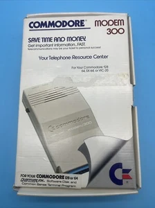 Vintage Commodore Modem 300 Model 1660 With Original Box & User’s Manual - Picture 1 of 8
