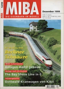 Auswahl: MIBA-DIE EISENBAHN IM MODELL-Jg. 1999-Gleisbau-Modellbau-Lokomotiven - Bild 1 von 11