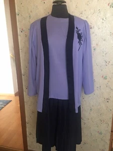 Kleid mit Gürtel und Jacke Gr.38 - Bild 1 von 3