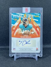 2022 Donruss Elite Trevor Lawrence/Mark Brunell Passing the Torch /25 Auto