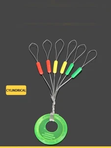 10er PACK (60 GUMMIANSCHLÄGE) GUMMI ANGELN GLEITEN SCHWIMMER RIG GUMMILEINE STOP KARPFEN - Bild 1 von 19