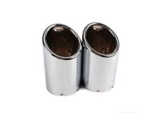 NEW GENUINE AUDI A4 08-16 A5 08-16 A6 11-14 STAINLESS STEEL EXHAUST TIP TRIMS