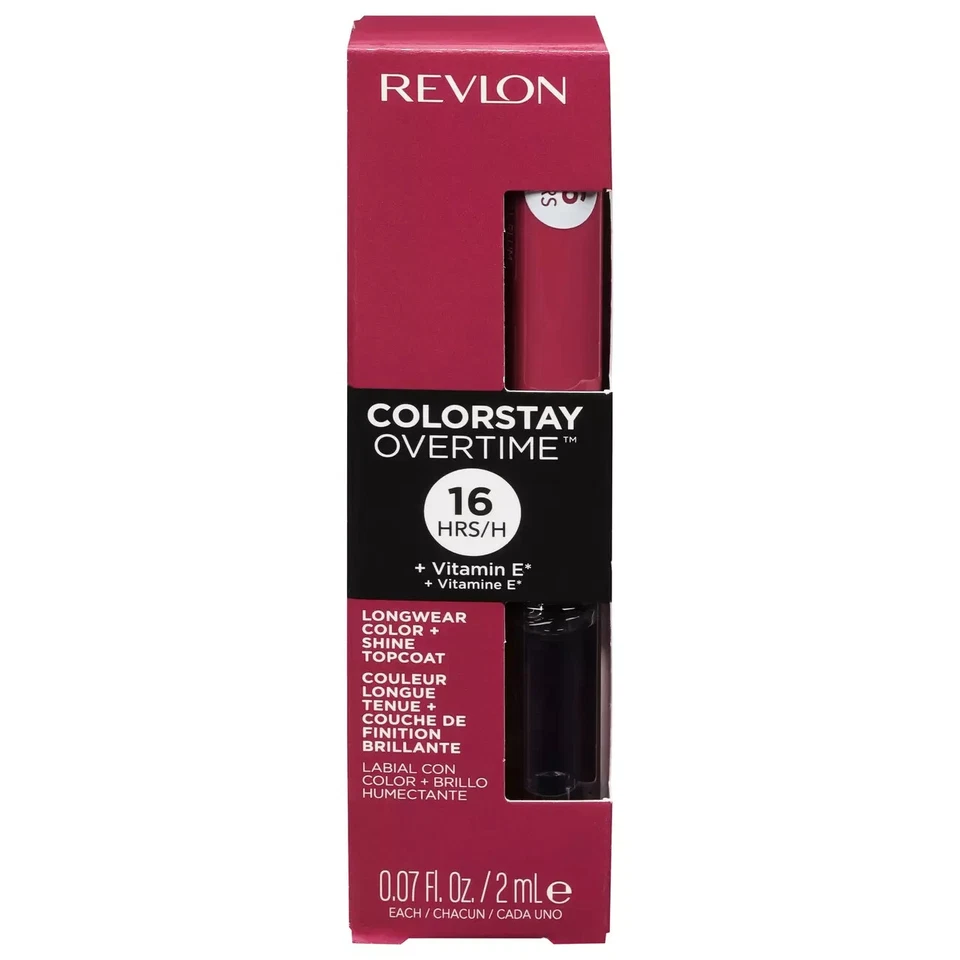 Revlon Colorstay Overtime 16hrs Lipcolour + Top Coat - 260 Perennial Plum - image 1 of 1