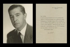 Marc Allegret (1900-1973) - French film director - Rare signed letter - 1927 - Picture 1 of 4