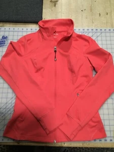 BRAND NEW WITH TAGS ZELLE "LIVE IN" JACKET MEDIUM RED HIBISCUS - Picture 1 of 8