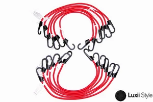 12 Stck. 24 Zoll Gummiset Schnur Elastisch Spanngurte Haken Bewegen Ladungssicherung  - Bild 1 von 1