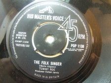 Tommy Roe – The Folk Singer 1963 7” HMV POP 1138