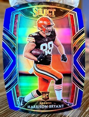 Harrison Bryant 2020 Panini Select Blue Die Cut Club Level BROWNS - Image 1 of 3