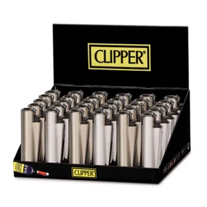 FEUERZEUG CLIPPER METAL CASE MICRO SILVER COLOR Kollektion METALL ZWEIFARBIG J5 - Bild 1 von 4