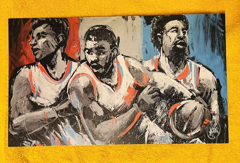 Chris Paul ~Blake Griffin DeAndre Jordan ~ Los Angeles Clippers Poster -2015 SGA Cover