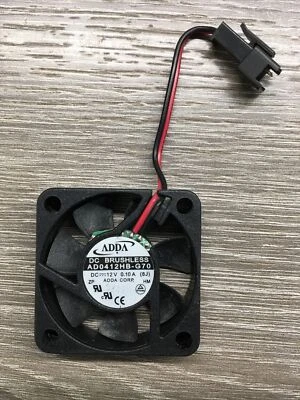 Adda AD0412HB-G70 Fan 12v 0.10A 40*40*10mm FSP150CP 2Pin Brushless Fan Cooler PC - Image 1 of 3