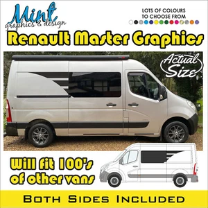 SWB RENAULT MASTER L1 Motorhome Camper Decals Stickers Van Graphics NO P&P 033 - Picture 1 of 4