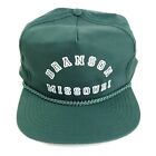Branson Missouri Ball Cap Hat Adjustable Baseball Trucker Green Corded Rope