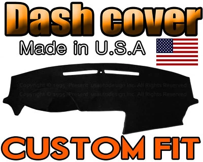 Fits 2015-2017 CHRYSLER 200C 200S DASH COVER MAT DASHBOARD PAD USA MADE / BLACK - Image 1 of 4