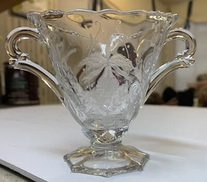 HEISEY ORCHID PATTERN OPEN SUGAR BOWL - Picture 1 of 5