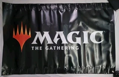 MTG/Magic The Gathering CCG Logo Vinyl Store Banner Sign | 140cm x 84cm - Immagine 1 di 3