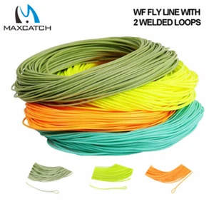Maxcatch WF1-8F Weight Forward Floating Fly Fishing Line With 2 Welded Loops - Picture 1 of 12