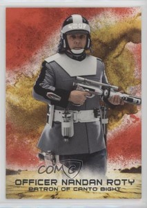 2018 Topps Star Wars: The Last Jedi Series II Red 97/99 Officer Nandan Roty 1w3