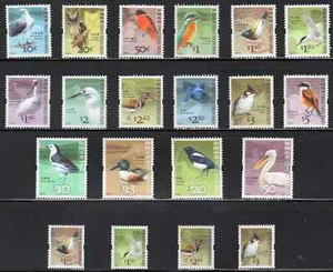 Hermoso conjunto de 20 estampillas de aves SFSTAMPS Hong Kong China Sc 1229-1248 MNH 2006 - Imagen 1 de 1