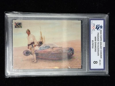 Passage to Alderaan Mini Diamond Refractor Topps Star Wars Chrome 2024 #51 MGC 8 - Image 1 of 4