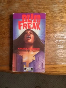 Blood Freak VHS Tape Horror Cult Gore Video Treasures 1985 Sleaze NICE!! RARE! - Picture 1 of 3