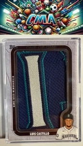 2025 Topps #ITN-LC Luis Castillo In the Name Relics (Series Two) #/1 - Picture 1 of 2