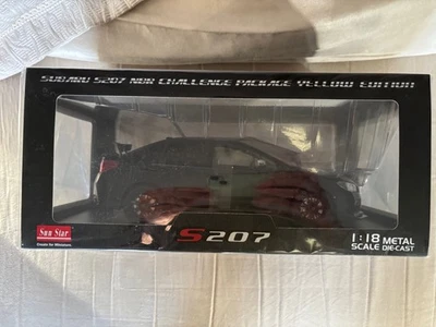1:18 Sun Star Subaru WRX STi S207 NBR Challenge Package black - Immagine 1 di 4