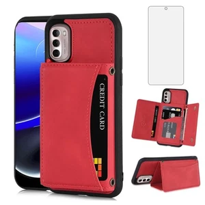 Phone Case for Moto G Stylus 2022 4G Wallet Cover with Tempered Glass Screen ... - Picture 1 of 7