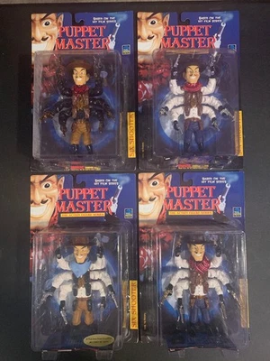 PUPPET MASTER Full Moon Toys Set of 4 SIX SHOOTER Figures 1997 Exclusives Sealed - Image 1 of 2