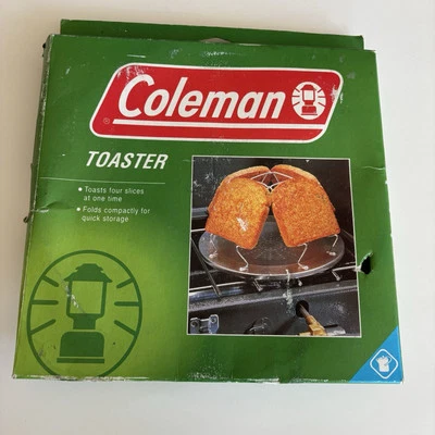NEW Vintage Coleman Camp Stove 4 Slice Toaster Aluminum 807a723t - Image 1 of 4