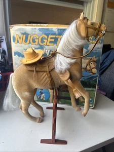 Dusty Horse Nugget Golden Palomino Vintage 70er Jahre KENNER mit Zubehör Hong Kong - Bild 1 von 15