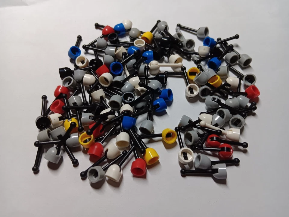 LEGO LOTE A GRANEL DE 100 PALANCAS BASE PEQUEÑA COLORES MEZCLADOS 4592C Foto 1 de 1