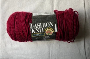 TMA Fashion Strickgarn C8-138 Burgund 8 Unzen Medium 4 Kammgarn Acryl mit Aloe - Bild 1 von 2