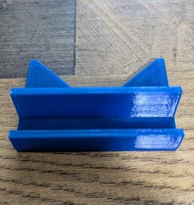 Set of 5 Blue Trading Card Stands for 35pt Mag, PSA-type Slabs, & Top loaders - Picture 1 of 5