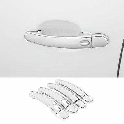 Outside Smart Door Handle Cover Trim For Volkswagen Tiguan 2013-2016 Chrome ABS - Изображение 1 из 4