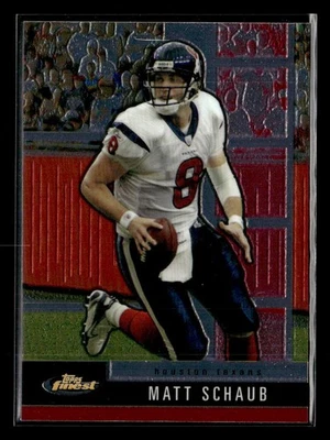 Tarjeta Finest #17 2008 Matt Schaub Houston Texans Foto 1 de 2