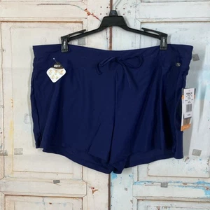 Pantaloncini da bagno Zeroxposur Sun Smart Action blu navy junior taglia 16 fodera slip - Foto 1 di 12