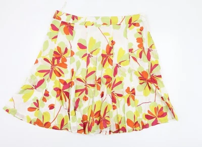 Monsoon Women's Multicoloured Floral Skirt Size 22 - Image 1 of 4
