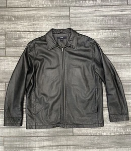 Vintage GAP Lederjacke Gr. L distressed schwarz RAR! - Bild 1 von 14