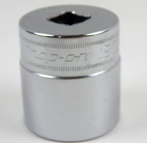 Snap-on Tools TWM30 1/2" Drive 30mm Metric Shallow Chrome 6pt Socket VERY GOOD - Picture 1 of 5