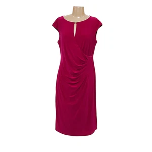 Anne Klein rosa Wickelkleid Größe 10 - Bild 1 von 4