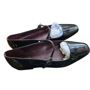 Franco Sarto neu ohne Etikett Valie schwarz Kunstleder Maryjane flach Größe 9M - Bild 1 von 6