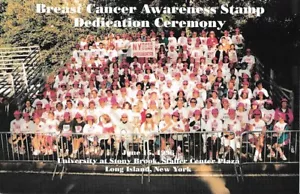 #3081 FD Program Breast Cancer Awareness Stoney Brook, NY con 1 autografo - Foto 1 di 3