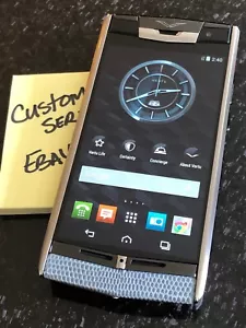 Genuine Brand NEW Vertu Signature Touch Seaspray Lizard Extremely RARE Exotic! - Picture 1 of 3