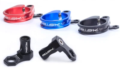 31.8mm 34.9mm Bicycle Mountain Bike Seat Post Seatpost Clamp with Titanium Bolt — 第 1/4 张图片