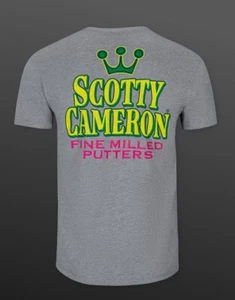 NWT Scotty Cameron Masters MINI CROWN 2025 DOUBLE SIDED Heather Gray T-Shirt XXL - Picture 1 of 6