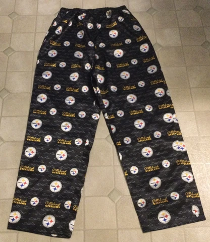 PITTSBURGH STEELERS PAJAMA PANTS SLEEPWEAR WOMENS MEDIUM Cover