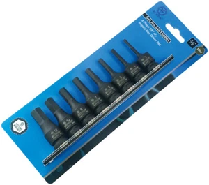 Action 8pc 3/8" Dr 3mm - 12mm Metric Impact Hex Driver Alloy Steel Set 648150801 - Picture 1 of 1