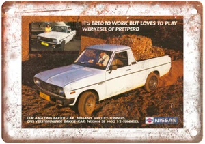 Vintage Datsun 1200 ute in New Zealand Auto Ad Reproduction Metal Sign A11423 - Picture 1 of 2